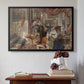 Roman Pilgrims, 1854 - Floater Framed Canvas Print