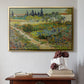 Garden at Arles, 1888 - Floater Framed Canvas Print
