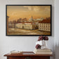 The Riding School at Akershus Castle, 1846 - Floater Framed Canvas Print