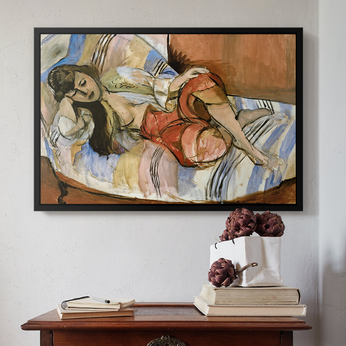Odalisque, 1923 - Floater Framed Canvas Print