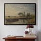 Barge below Flatford Lock, c. 1810 - Floater Framed Canvas Print
