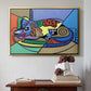 A Dog Named Picasso - Floater Framed Canvas Print