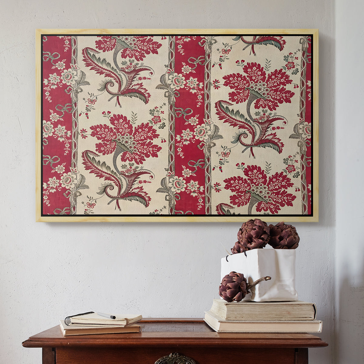 The Flowering Cornucopia (La Corne Fleurie), c. 1789-1850 - Floater Framed Canvas Print