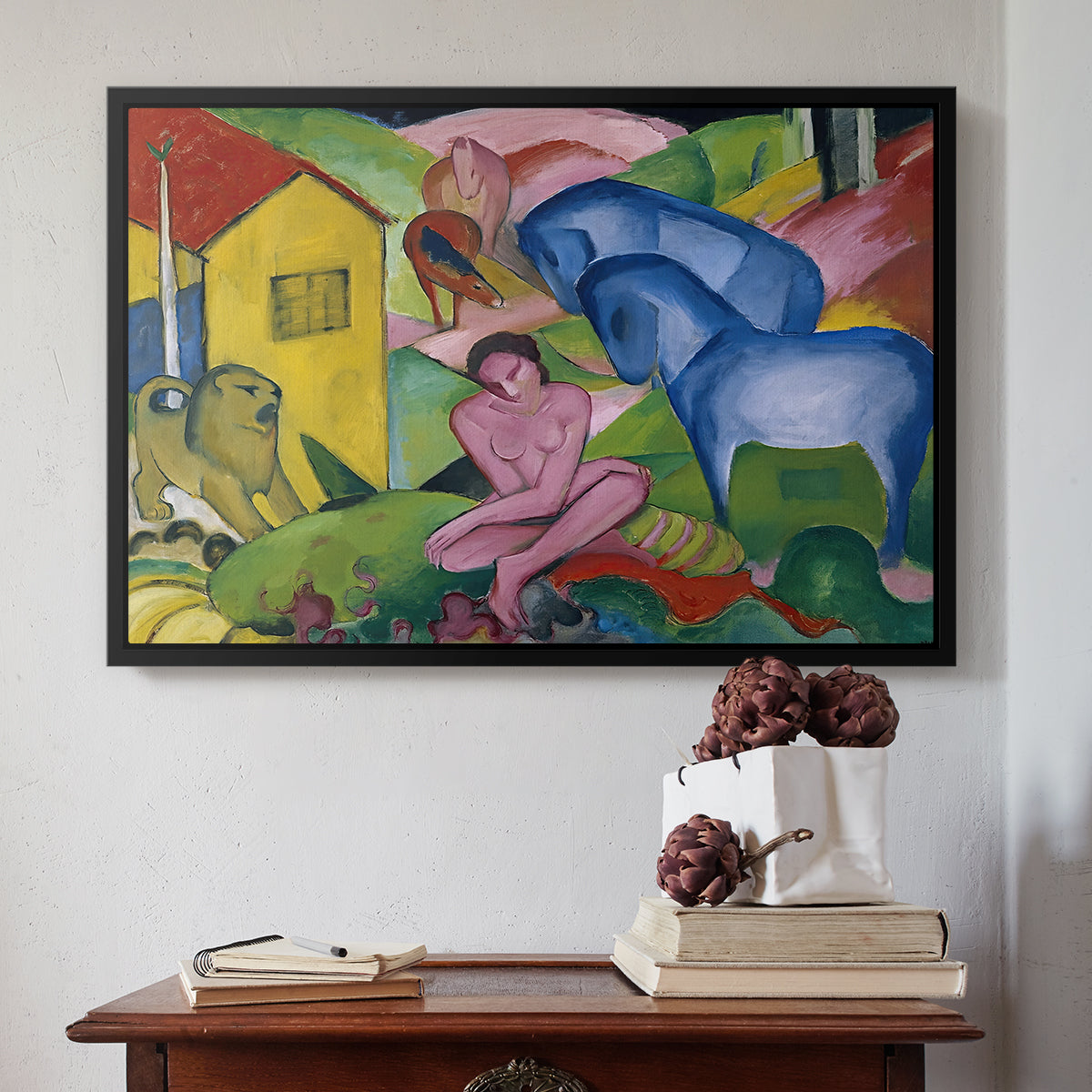 The Dream, 1912 - Floater Framed Canvas Print
