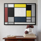 Composition with Yellow, Red, Black, Blue, and Gray, 1920 - Floater Framed Canvas Print