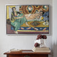 Odalisques Playing Checkers (Odalisques jouant aux dames), 1928 - Floater Framed Canvas Print