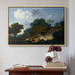 Landscape with Shepherds and Flock of Sheep, c. 1763-1765 - Floater Framed Canvas Print