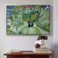 Stairway at Auvers, 1890 - Floater Framed Canvas Print