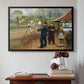 L. A. Ring Painting near Aasum Smithy, 1893 - Floater Framed Canvas Print
