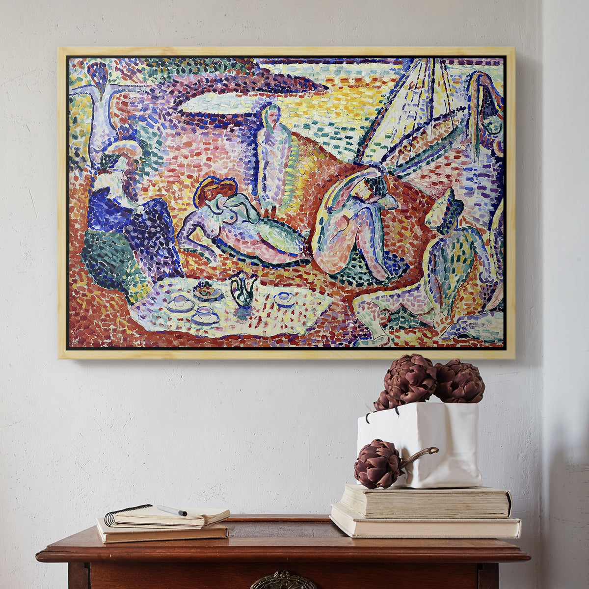 Luxe, Calme et Volupté, 1904 - Floater Framed Canvas Print