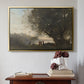 Dance Under the Trees at the Edge of the Lake, c. 1865-1870 - Floater Framed Canvas Print