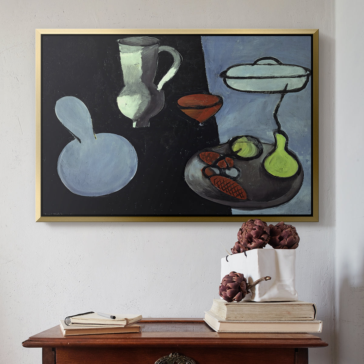 The Gourds (Les coloquintes), 1916 - Floater Framed Canvas Print