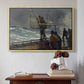 The Signal of Distress, c. 1896 - Floater Framed Canvas Print