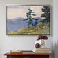 North Woods Club, Adirondacks, 1892 - Floater Framed Canvas Print