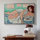 Nude in a Bathrobe (Nu au peignoir), 1941 - Floater Framed Canvas Print
