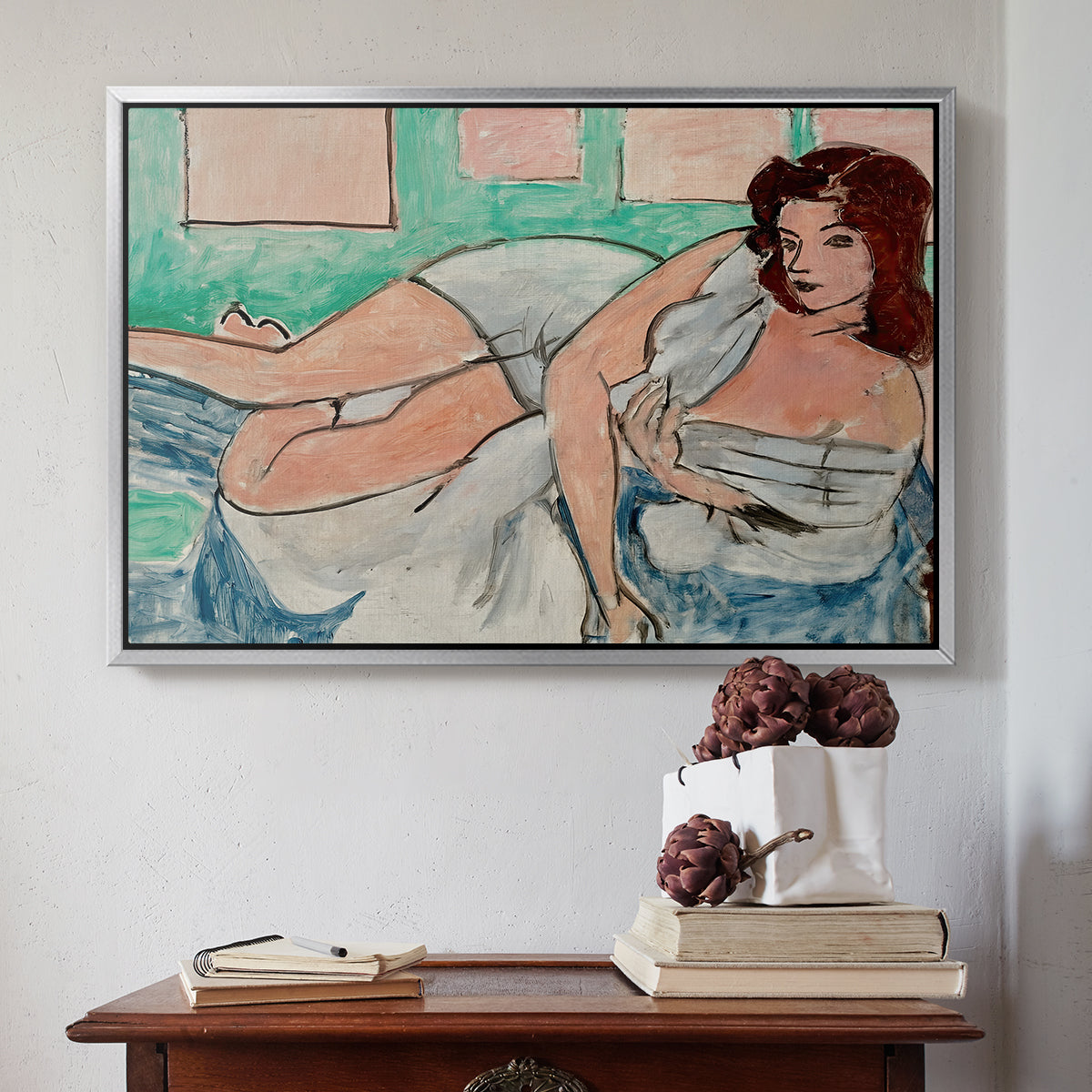 Nude in a Bathrobe (Nu au peignoir), 1941 - Floater Framed Canvas Print