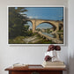 The Railroad Bridge at Briare, 1888 - Floater Framed Canvas Print
