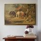 The Midday Meal, 1835 - Floater Framed Canvas Print