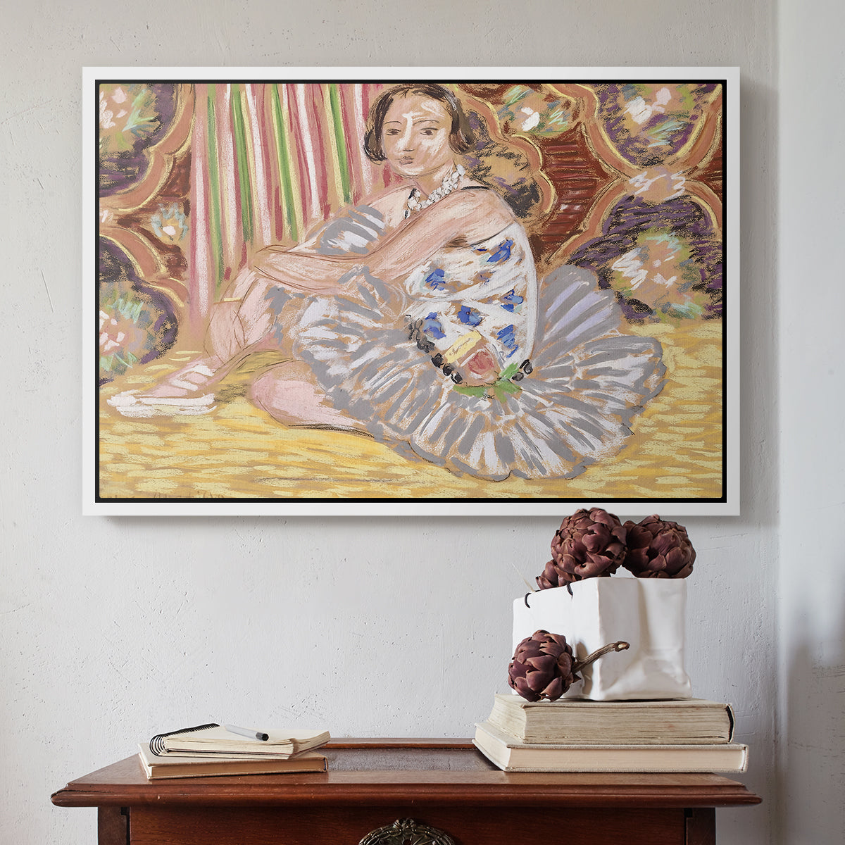 The Dancer (La danseuse), c. 1927 - Floater Framed Canvas Print