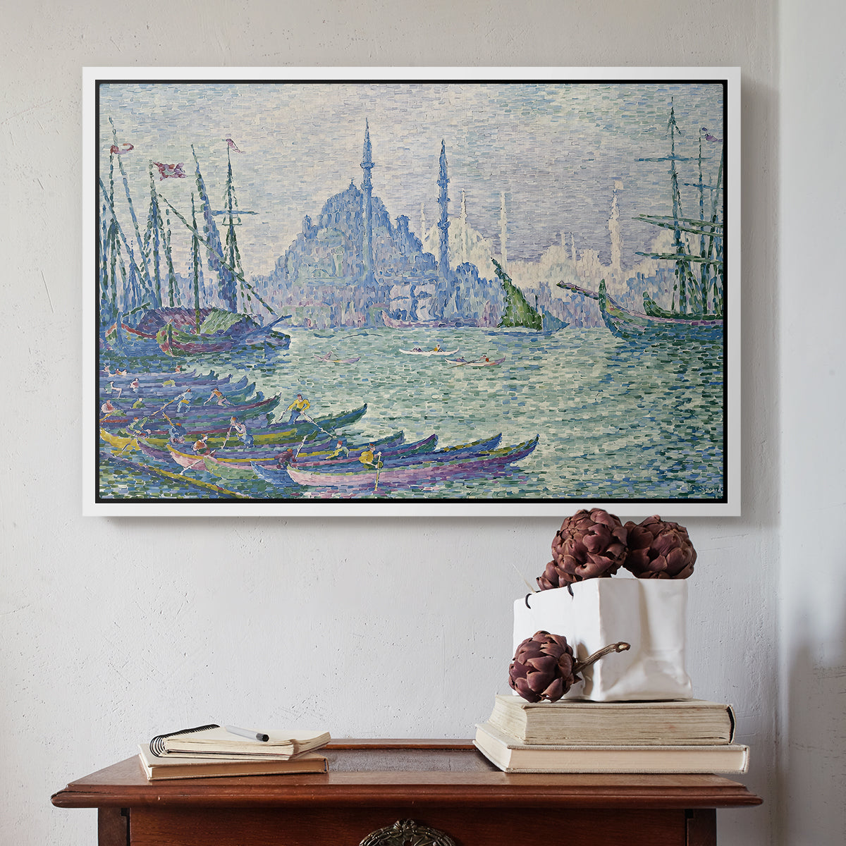 The Golden Horn, Minarets, 1907 - Floater Framed Canvas Print