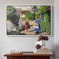 Summer Day in Jyllinge, 1922 - Floater Framed Canvas Print
