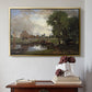 Dedham Lock and Mill, c. 1820 - Floater Framed Canvas Print
