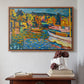 Study for Autumn Landscape with Boats, 1908 - Floater Framed Canvas Print