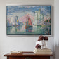 Entrance to the Port of La Rochelle, 1921 - Floater Framed Canvas Print