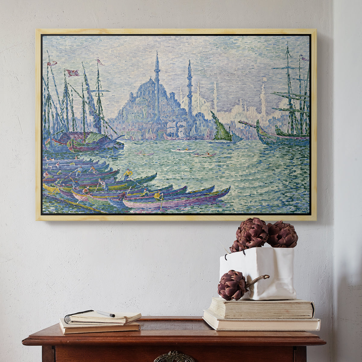 The Golden Horn, Minarets, 1907 - Floater Framed Canvas Print