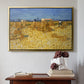 Wheat Field with Sheaves (Harvest in Provence), 1888 - Floater Framed Canvas Print