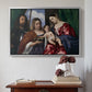 Madonna and Child with Saints Dorothy and George, c. 1516 - Floater Framed Canvas Print