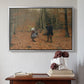 The Woodman and his Children, 1886 - Floater Framed Canvas Print