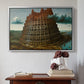 The Tower of Babel, c. 1568 - Floater Framed Canvas Print