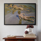 Boys on the Beach, 1910 - Floater Framed Canvas Print