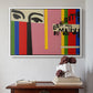 Design for Cover of Exhibition Catalogue, 1951 - Floater Framed Canvas Print