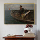 Fishermen from Rügen, 1882 - Floater Framed Canvas Print