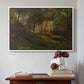 German Farm, 1859 - Floater Framed Canvas Print