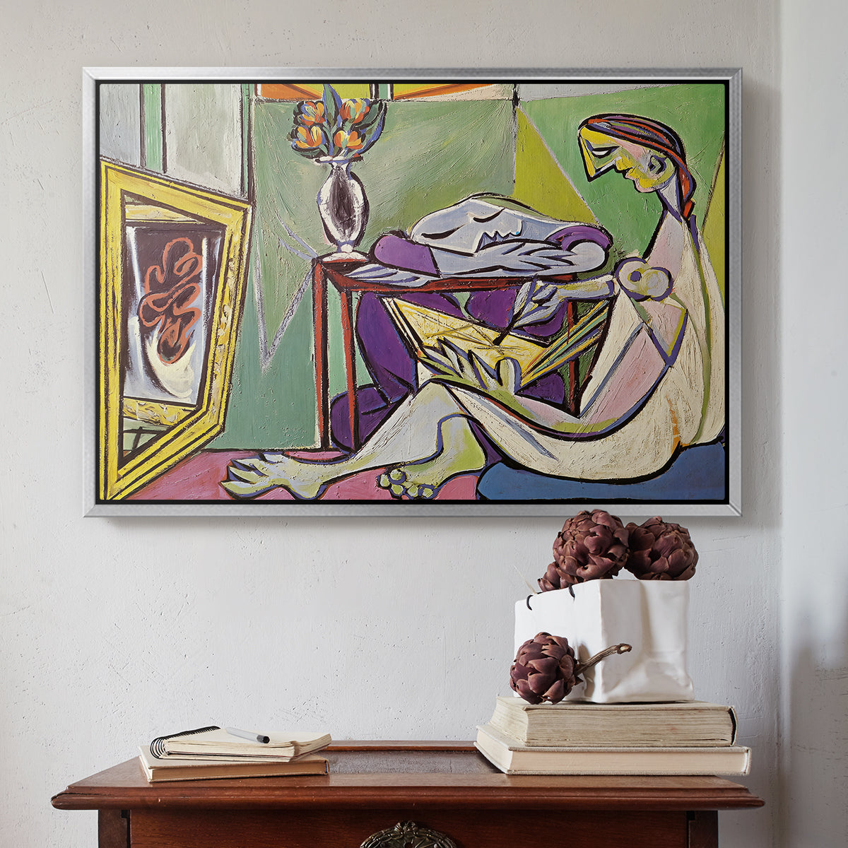 The Muse, 1935 - Floater Framed Canvas Print