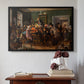 An Auction Scene, 1835 - Floater Framed Canvas Print