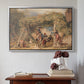 Figures and Animals in a Vineyard, c. 1829 - Floater Framed Canvas Print