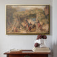 Figures and Animals in a Vineyard, c. 1829 - Floater Framed Canvas Print