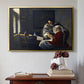 Girl Interrupted at Her Music, c. 1658-1659 - Floater Framed Canvas Print