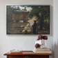 A Catholic Priest in Front of a Sarcophagus, c. 1857 - Floater Framed Canvas Print
