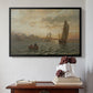 View from the Oslofjord, 1866 - Floater Framed Canvas Print