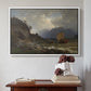 From the Western Coast of Norway, 1862 - Floater Framed Canvas Print