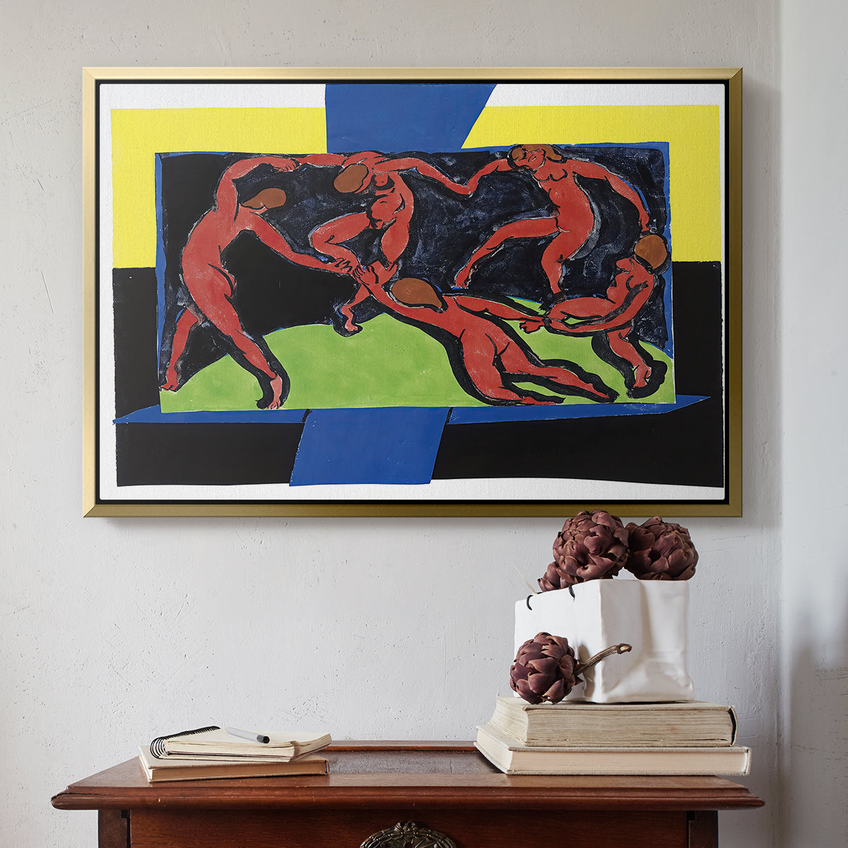 The Dance (La Danse), 1939 - Floater Framed Canvas Print