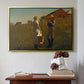 A Temperance Meeting, 1874 - Floater Framed Canvas Print