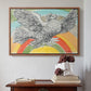 Flying Dove with Rainbow (Colombe volant à l'Arc-en-ciel), 1952 - Floater Framed Canvas Print