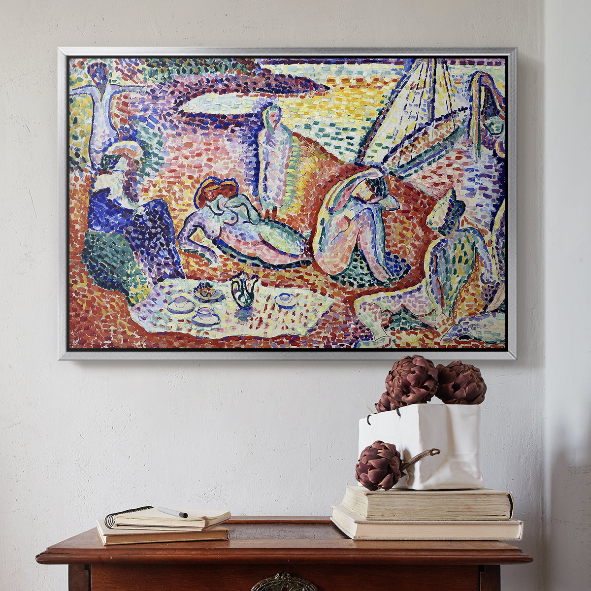 Luxe, Calme et Volupté, 1904 - Floater Framed Canvas Print