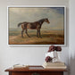 Dr. Syntax, a Bay Racehorse, Standing in a Coastal Landscape, an Estuary Beyond, c. 1820 - Floater Framed Canvas Print